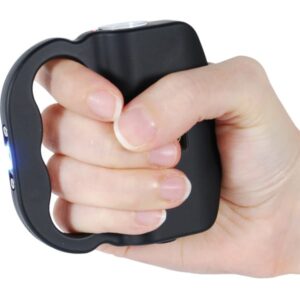 Hand Holding A Black Talon Stun Gun