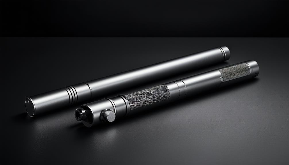 A view of a collapsible baton