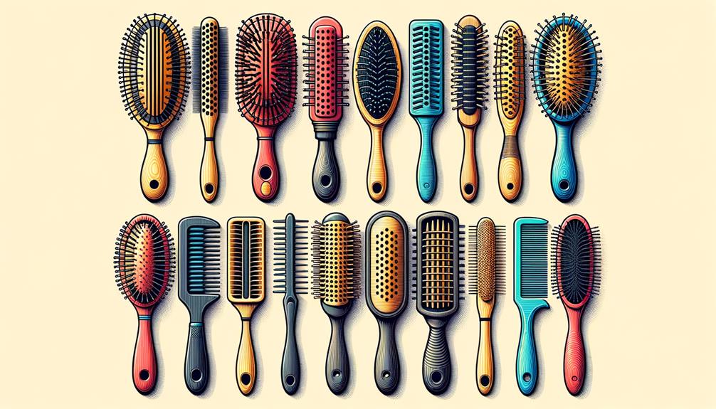 Many hairbrush diversion safes showing different styles