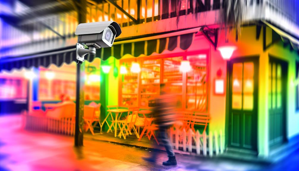 Motion detection camera for small business