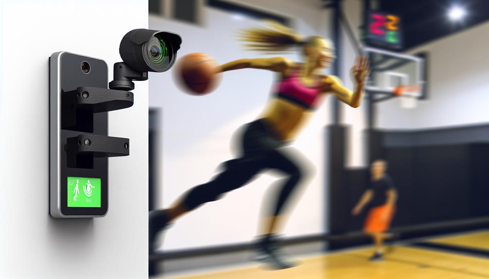 Hidden camera inside a gym