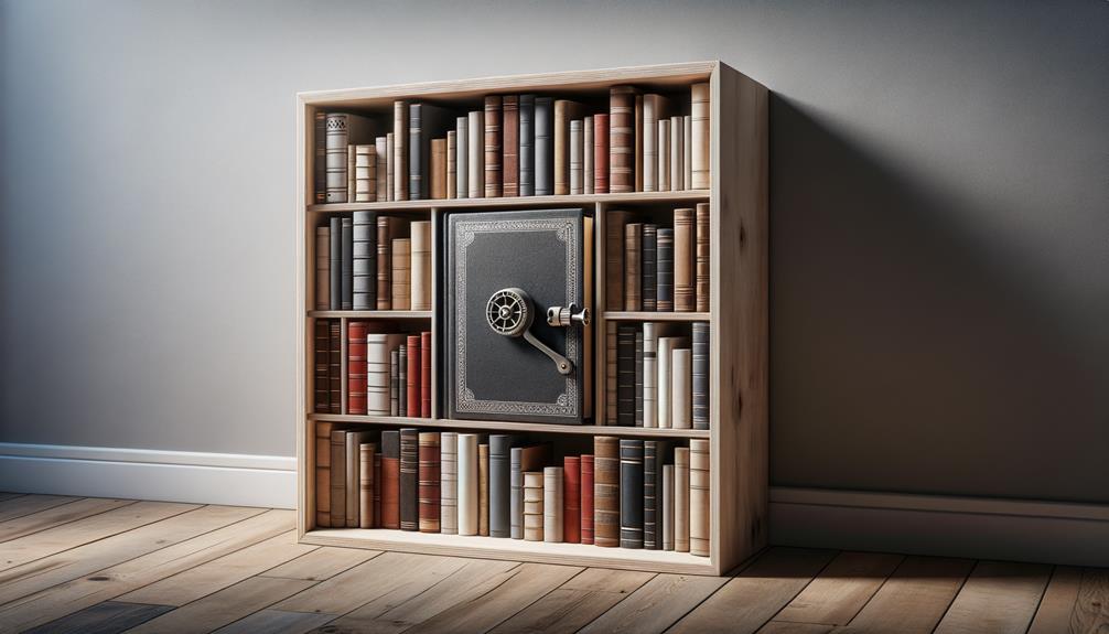 A Diversion Safe Inside A Bookshelf