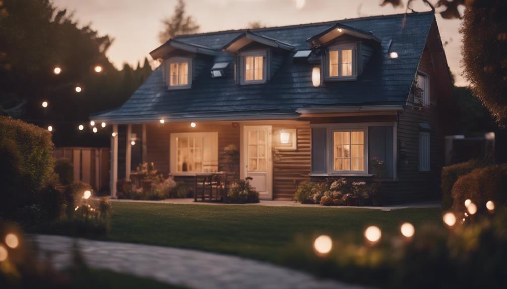 Image Of A Front Of A House With Home Security Systems