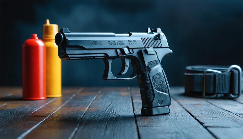 Mace gun self defense weapon