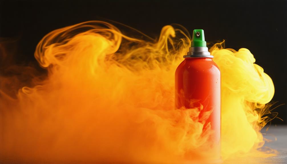 Pepper spray effects eyes