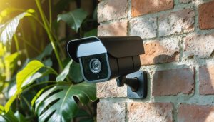 Realistic fake security camera