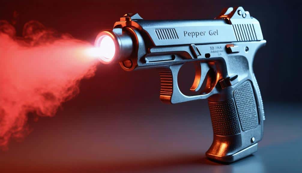 self defense pepper gel device