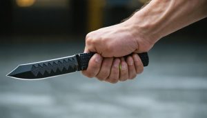 Self defense with kubotan