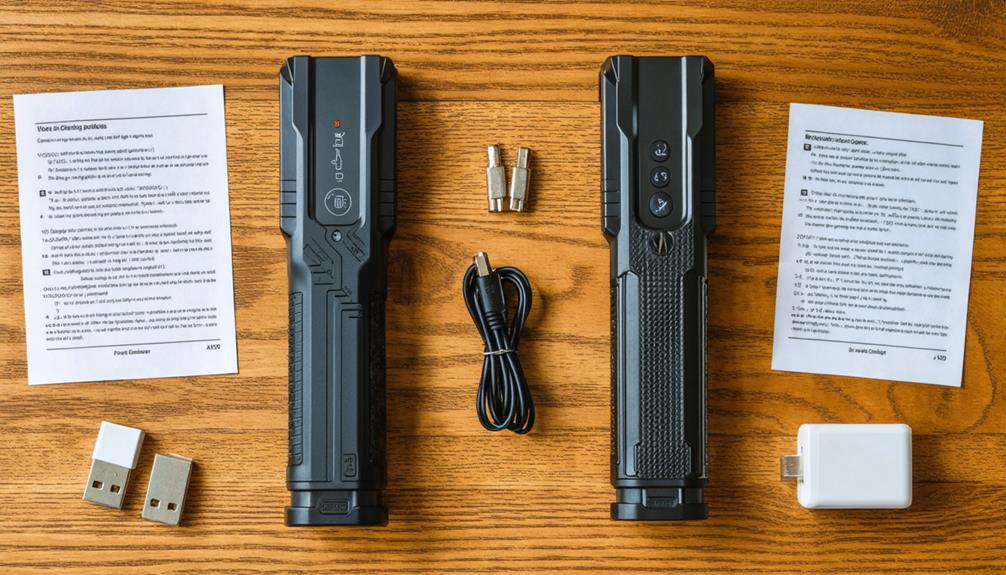 stun gun comparison factors