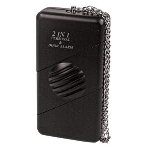 2-in-1 Personal and Door Alarm – 120dB, Pull Chain