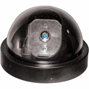 Dummy Dome Camera – Flashing LED, Battery Powered