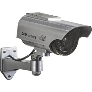 Solar Dummy Camera – Flashing LED, Weatherproof, No Wiring