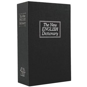 Book Safe – Dictionary-Style, Lock & 2 Keys, 9"x5.5"x2"