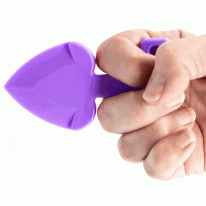 Heart Attack Keychain – Pointed Grip, 3.5", ABS Plastic