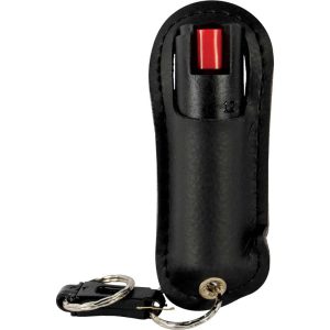 Pepper Shot Keychain Pepper Spray – Halo Holster, UV Dye