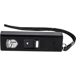 Slider Stun Gun – 40M Volts, 80-Lumen Flashlight, Rechargeable