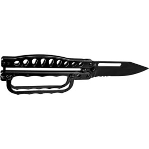 Butterfly Trench Knife – 5-Inch Serrated Blade, 11-Inch Overall