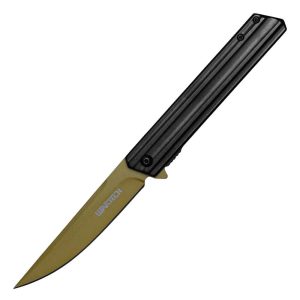 Black And Gold Knife