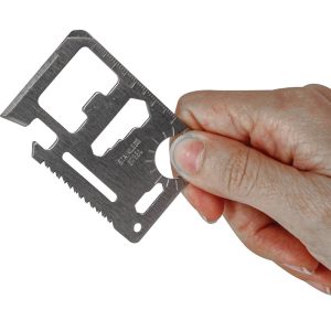Survival Business Card – 11-in-1 Stainless Steel Wallet Tool