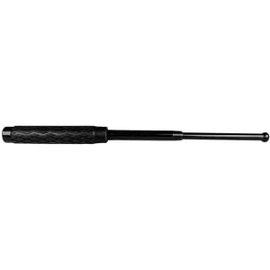 Telescopic Steel Baton – 16, 21, or 26 Inch, Rubber Grip