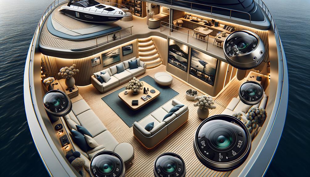 Hidden Camera Monitoring a Boat | Brainstorm Security Shop Hidden camera monitoring a boat