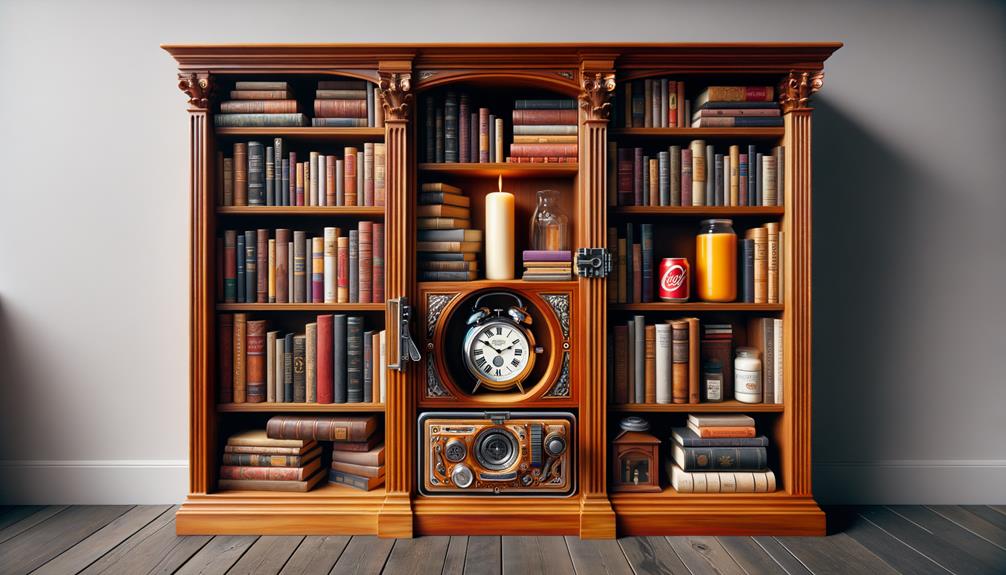 Diversion Safe in a Bookcase | Brainstorm Security Shop Diversion safe in a bookcase