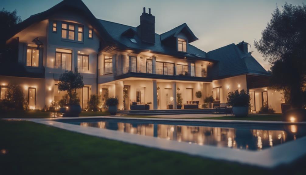 Large House With Home Security System