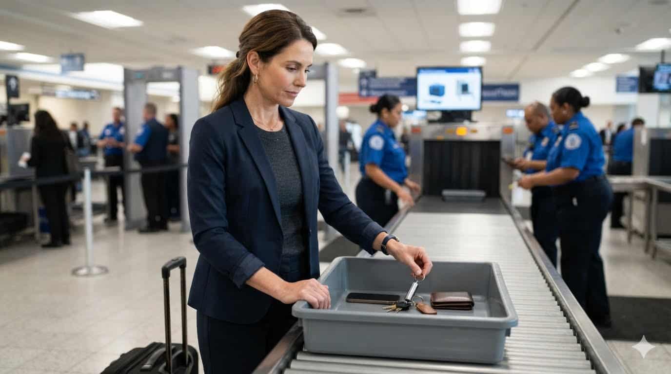 Woman at the Airport