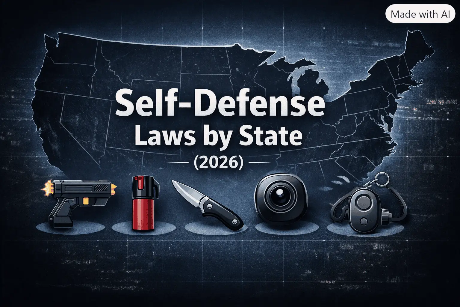 self defense chart USA